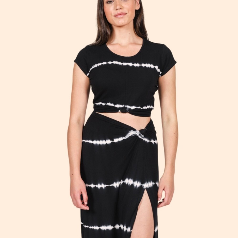 NEW KOY Resort Buzios Black Knot Top